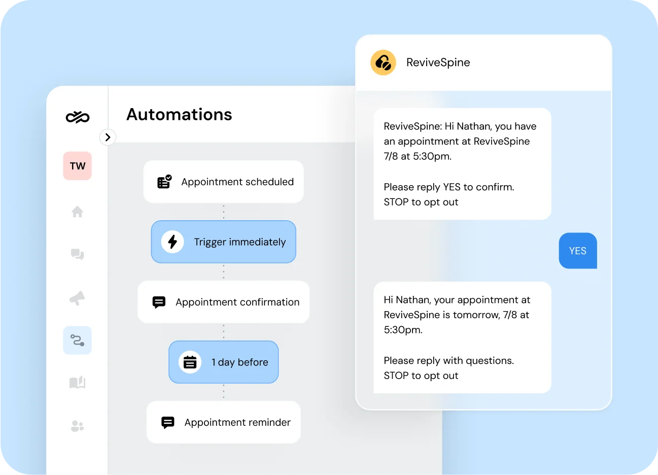 Image for Enjoy built-in features for every part of your SMS strategy