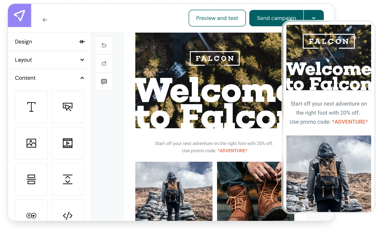 Image for Send beautiful emails - without a single line of code