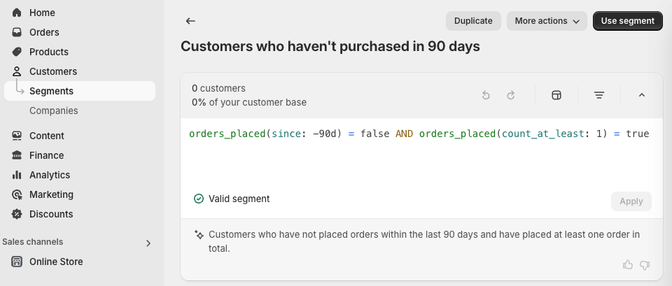 Image for Build targeted segments leveraging Shopify buyer behavior data
