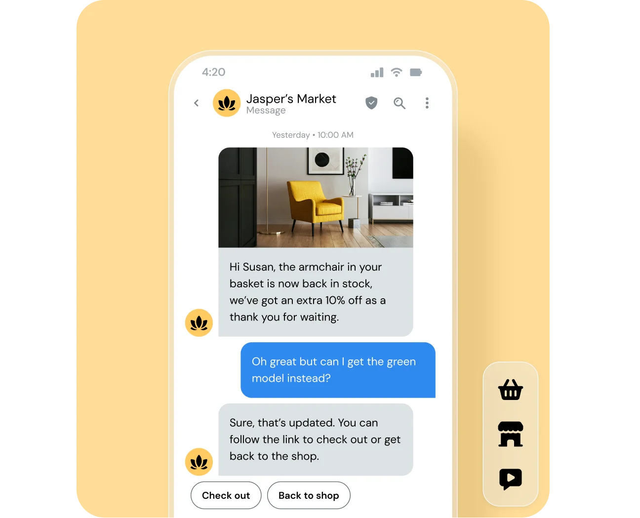 Image for Use personalized conversations to convert and engage