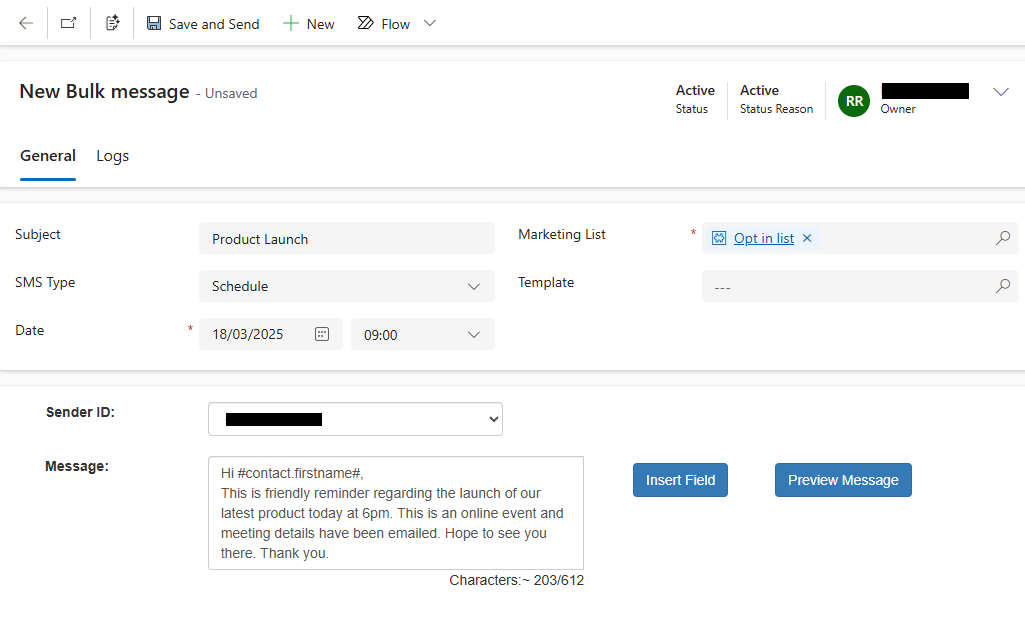 Image for Reach your targeted audience by sending bulk SMS campaigns to marketing lists 