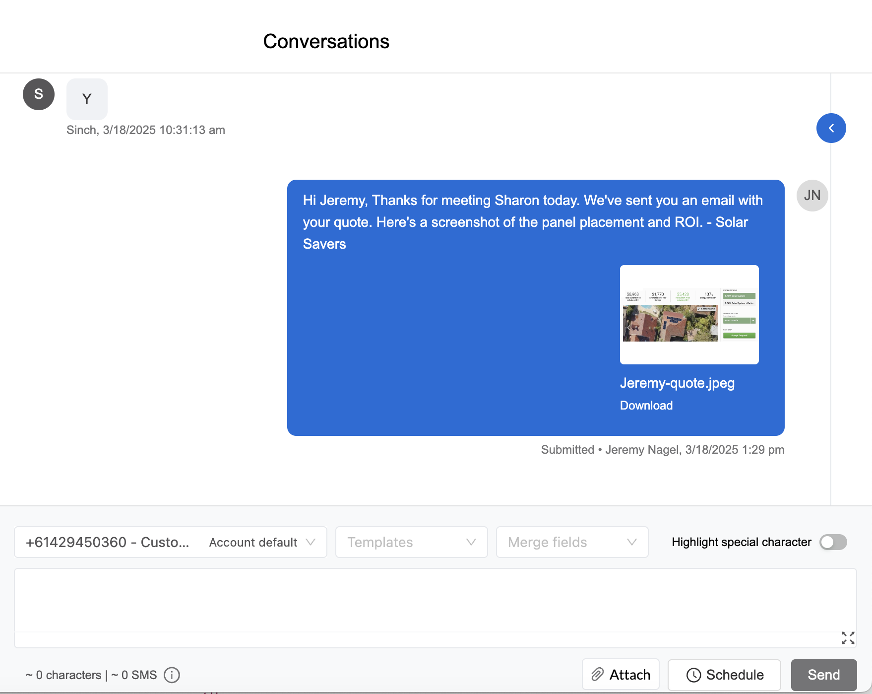 Image for Send MMS with images and PDF for clear proof of delivery 